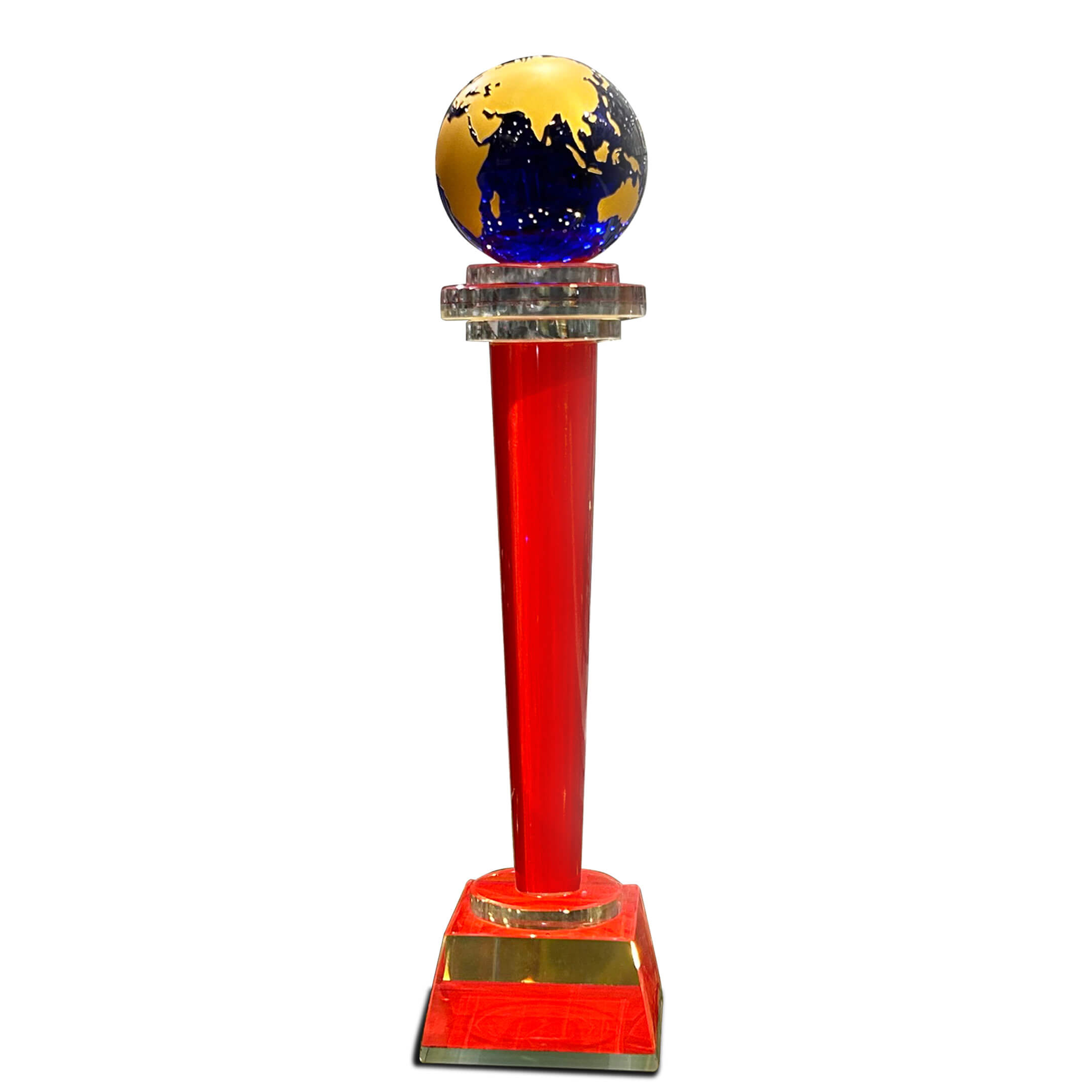 Coloured Globe Trophy-1