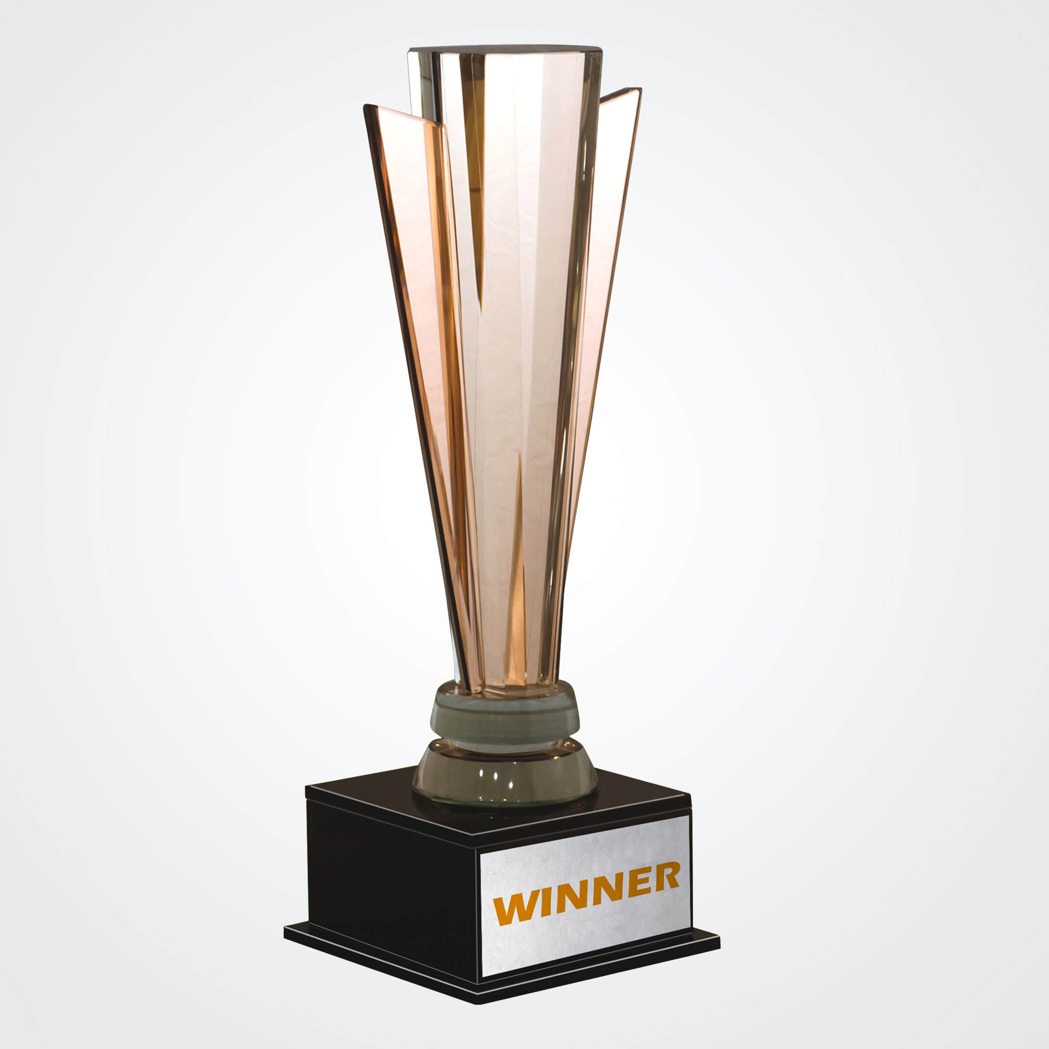 Rosegold Winner trophy